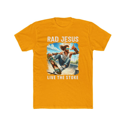 orange front print skater shirt 
