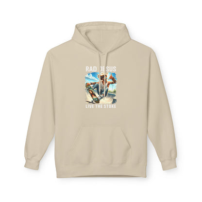 creme skateboarding graphic hoodie 