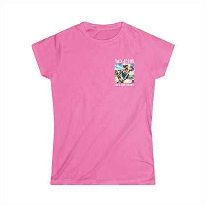 pink women's left chest print