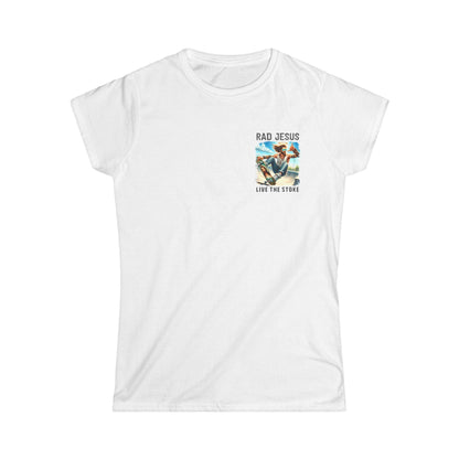 white women's left chest print