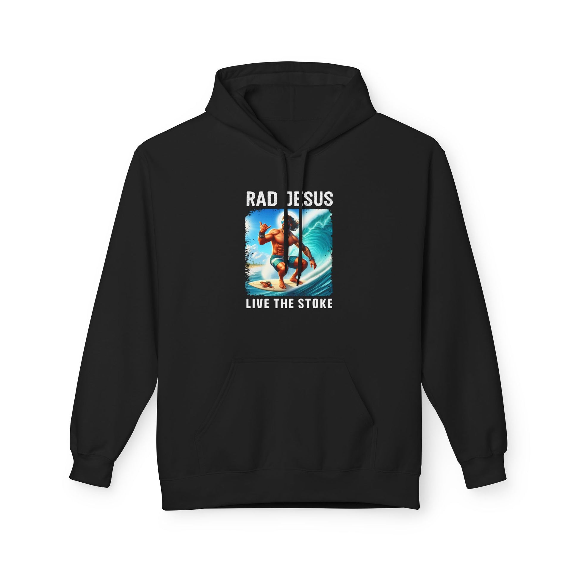 black surfer hoodie