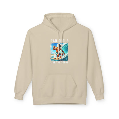 creme surfer hoodie