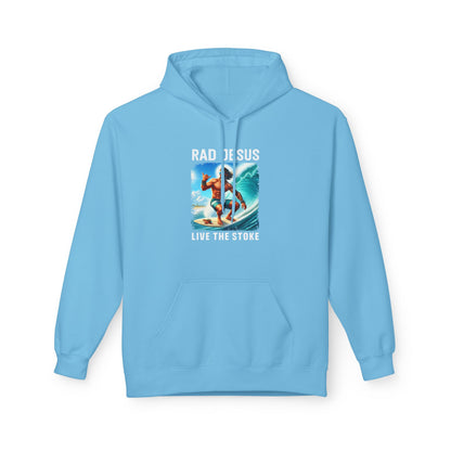 sky blue surfer hoodie